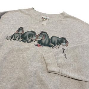 Vintage Mickey Inc Eeyore Winnie the Pooh Sweatshirt Walt Disney USA Made M / L
